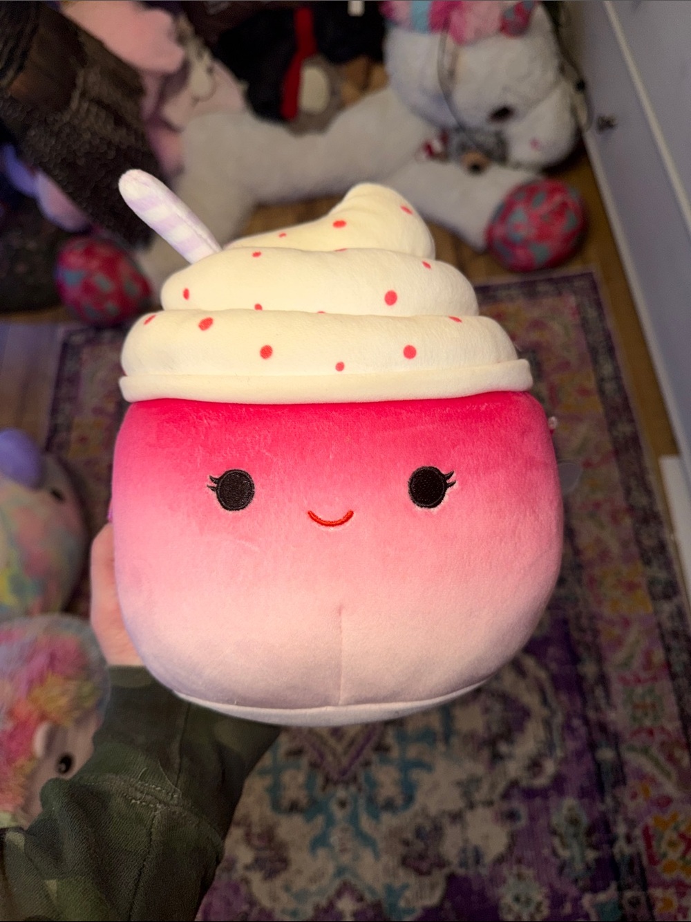 Cute Pink Ombre Plush Dessert Squishmallow Style